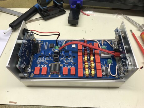 Finished build of a Hardrock 50 short wave amplifier