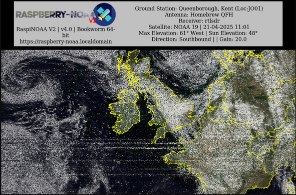 NOAA 19 11:11 UTC pass over UK / EU 

MSA image